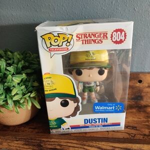Dustin Funko pop 804 stranger things vinyl figure camp new in box toy walmart